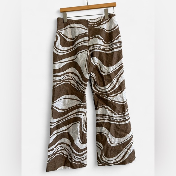 Trina Turk Brown and White Patterned Pants - Picture 6 of 6